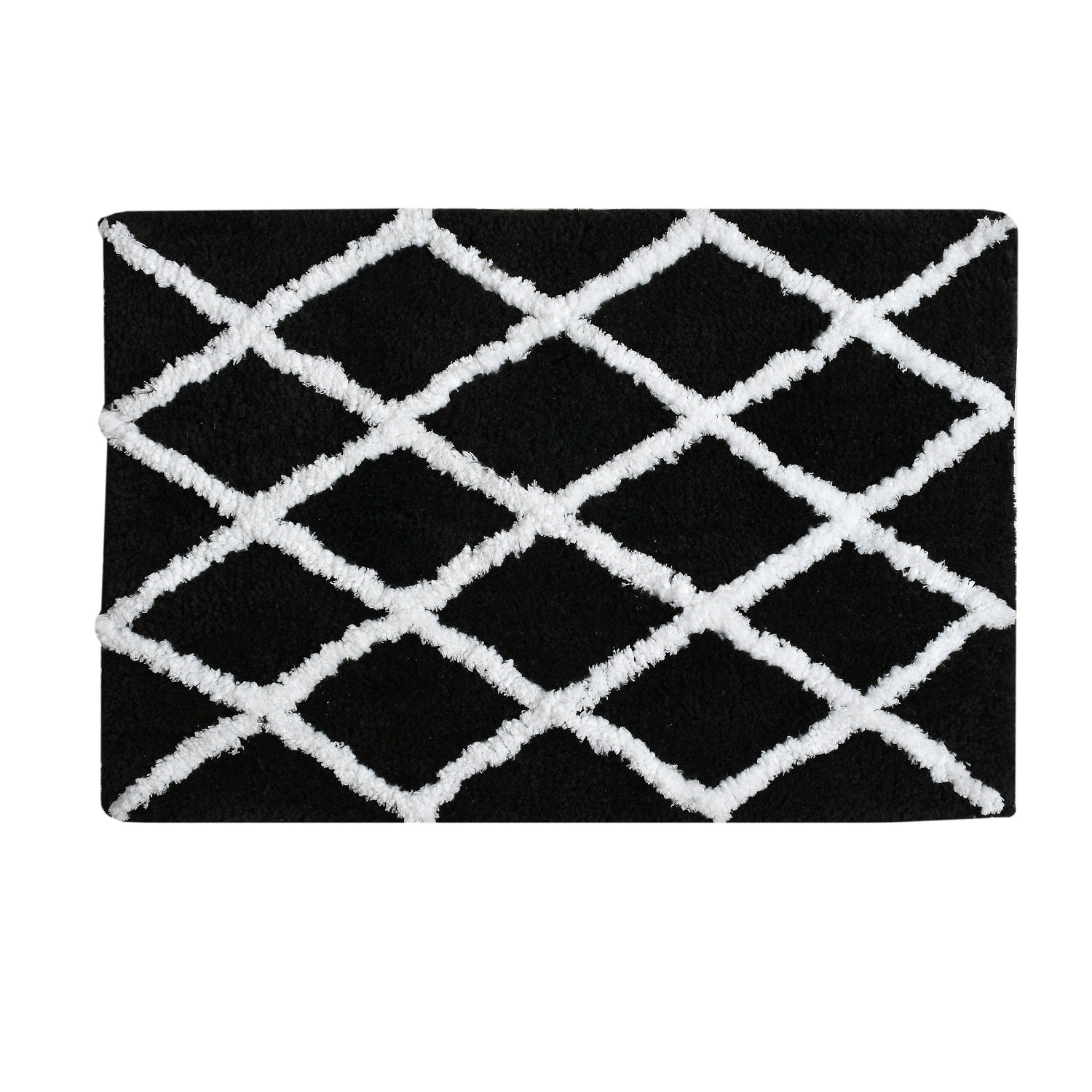 Glorious Super Soft Microfiber Anti Slip Bathmat, Black