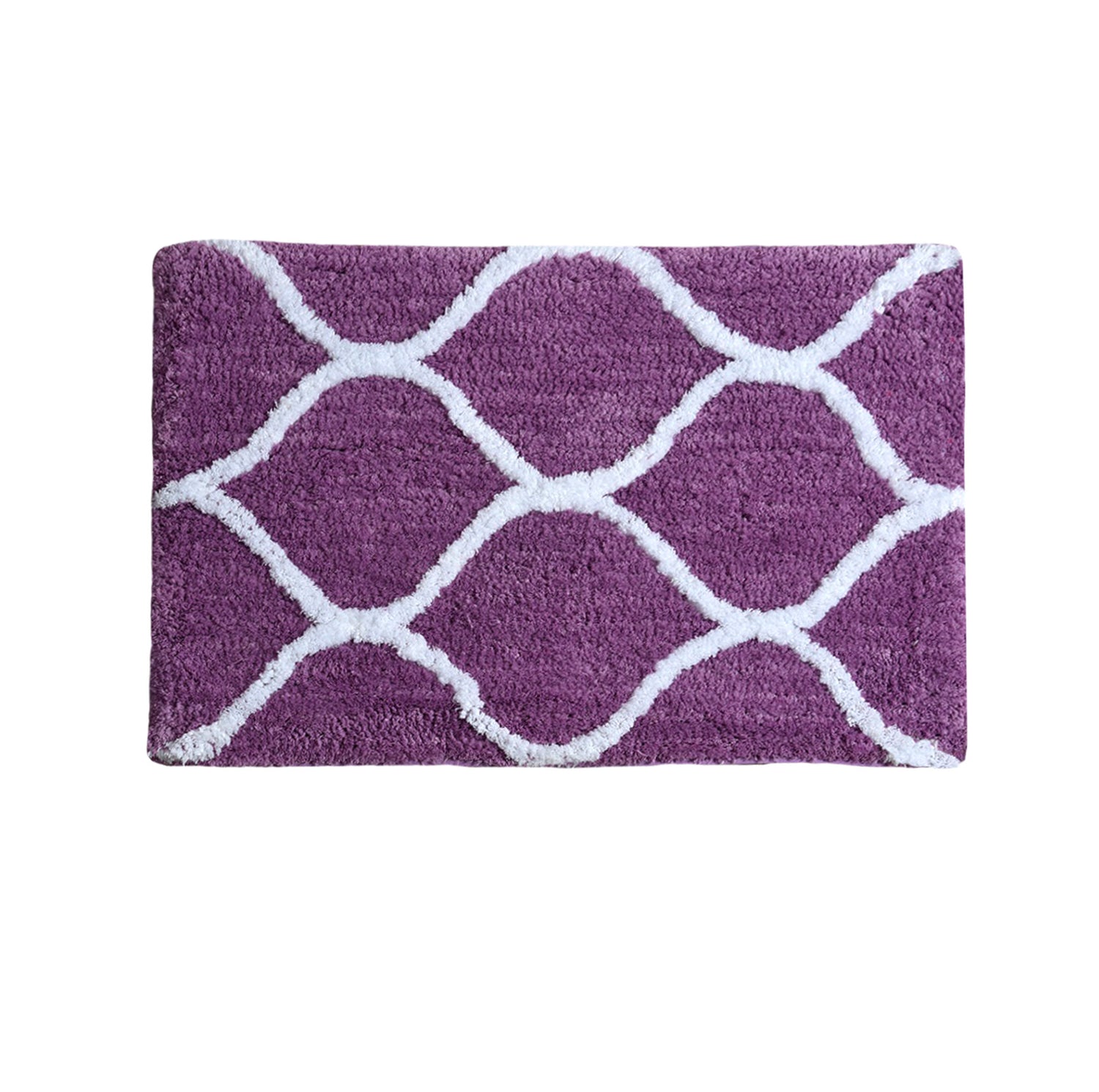 Glorious Super Soft Microfiber Anti Slip Bathmat, Wine
