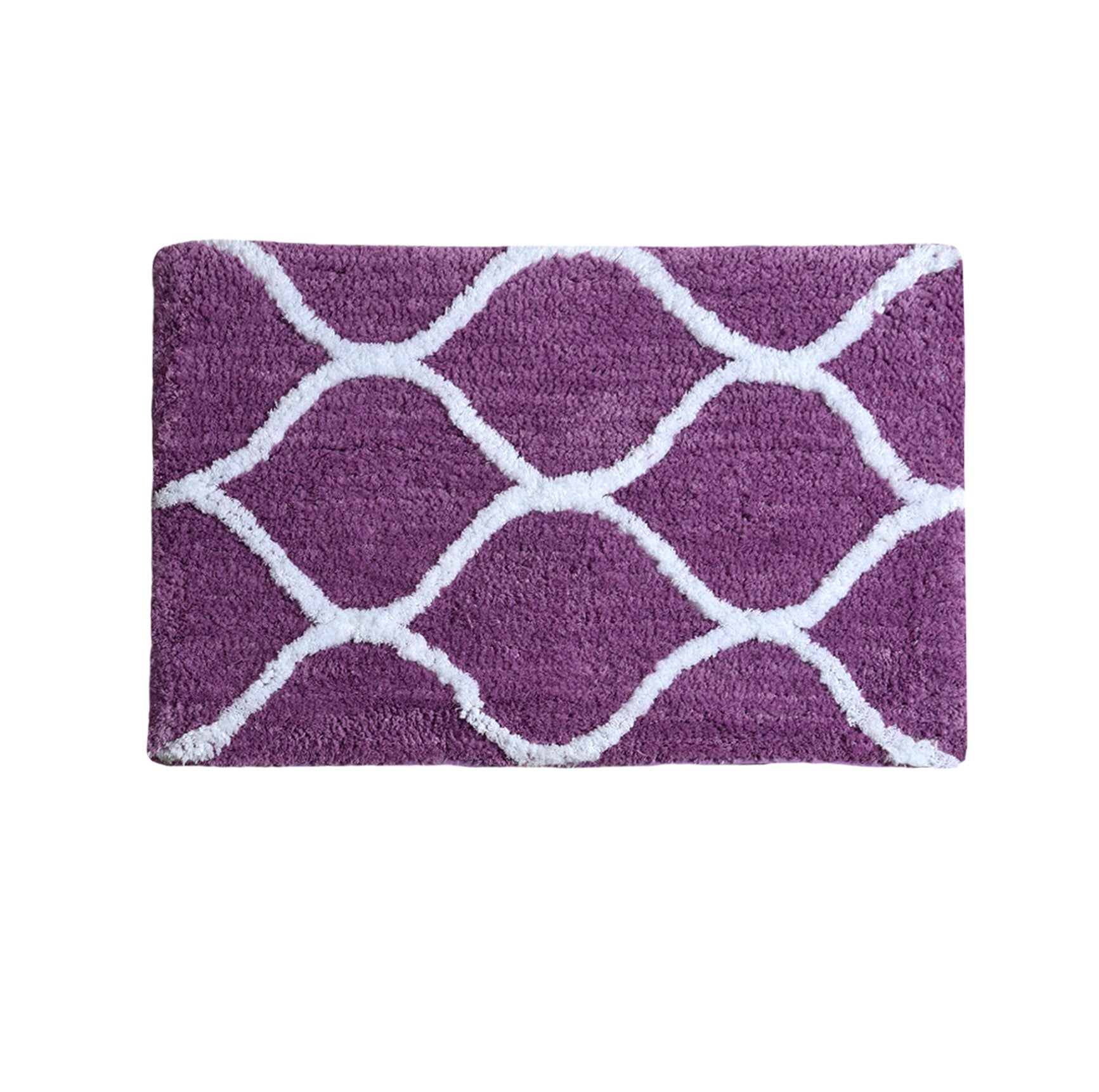 Glorious Super Soft Microfiber Anti Slip Bathmat, Wine