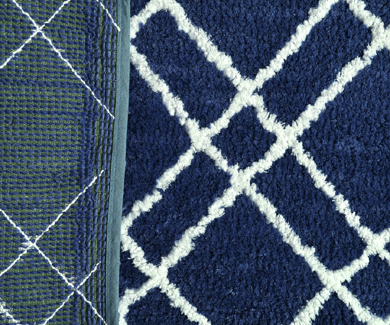 Glorious Super Soft Microfiber Anti Slip Bathmat, Navy