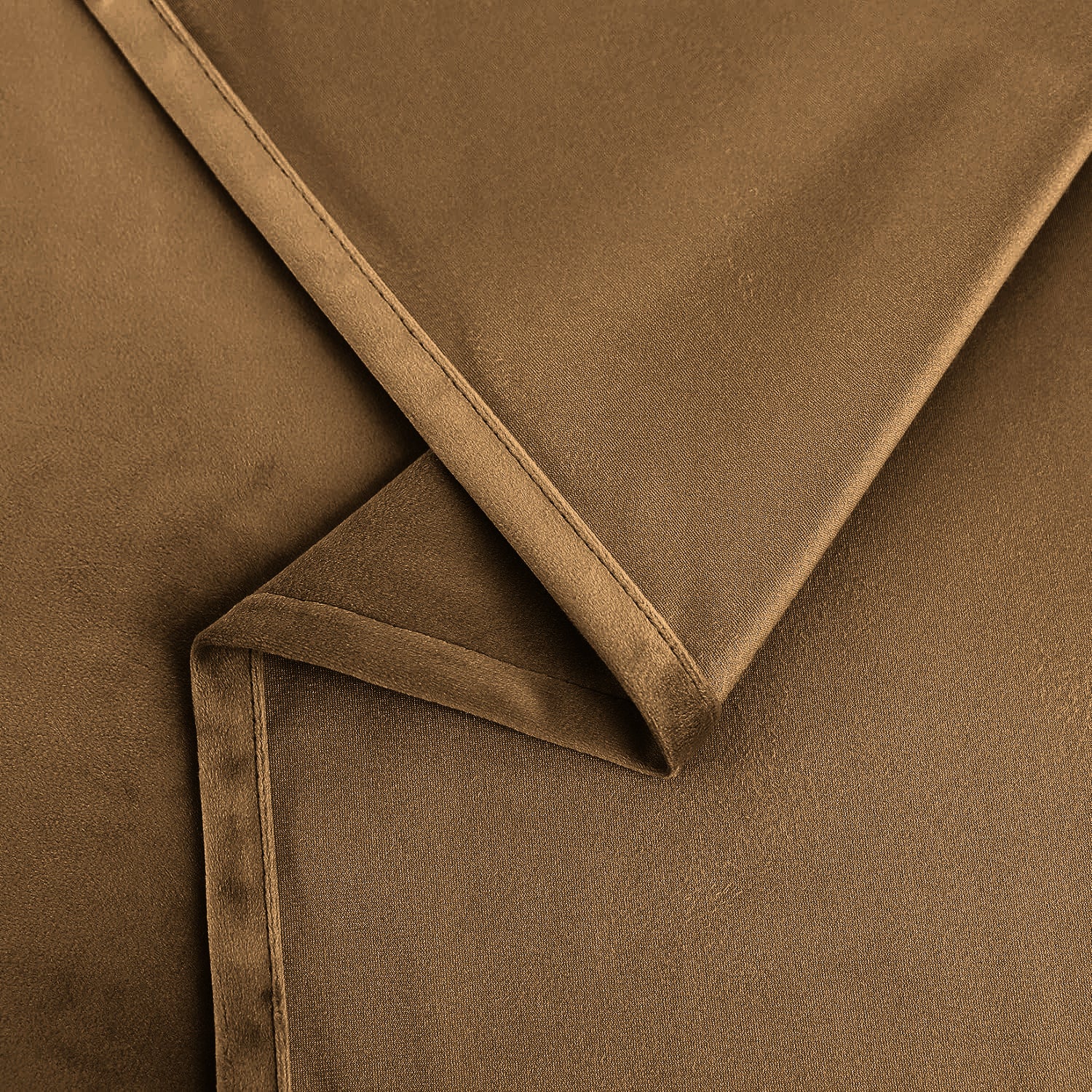 Set of 2 Room Darkening Solid Velvet Grommet Curtains