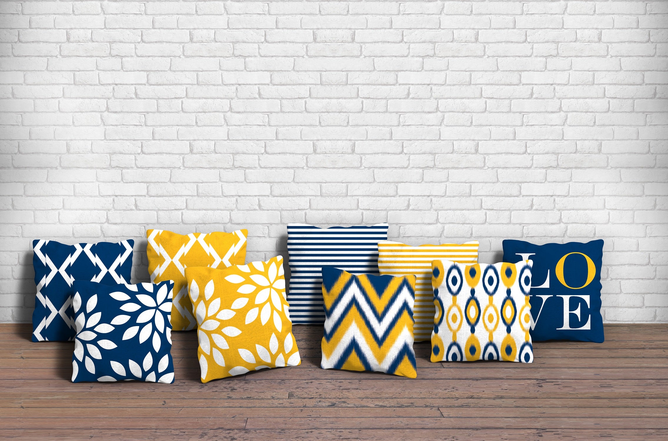 Set of 9 Decorative Hand Made Polyester Velvet Throw/Pillow Cushion Covers