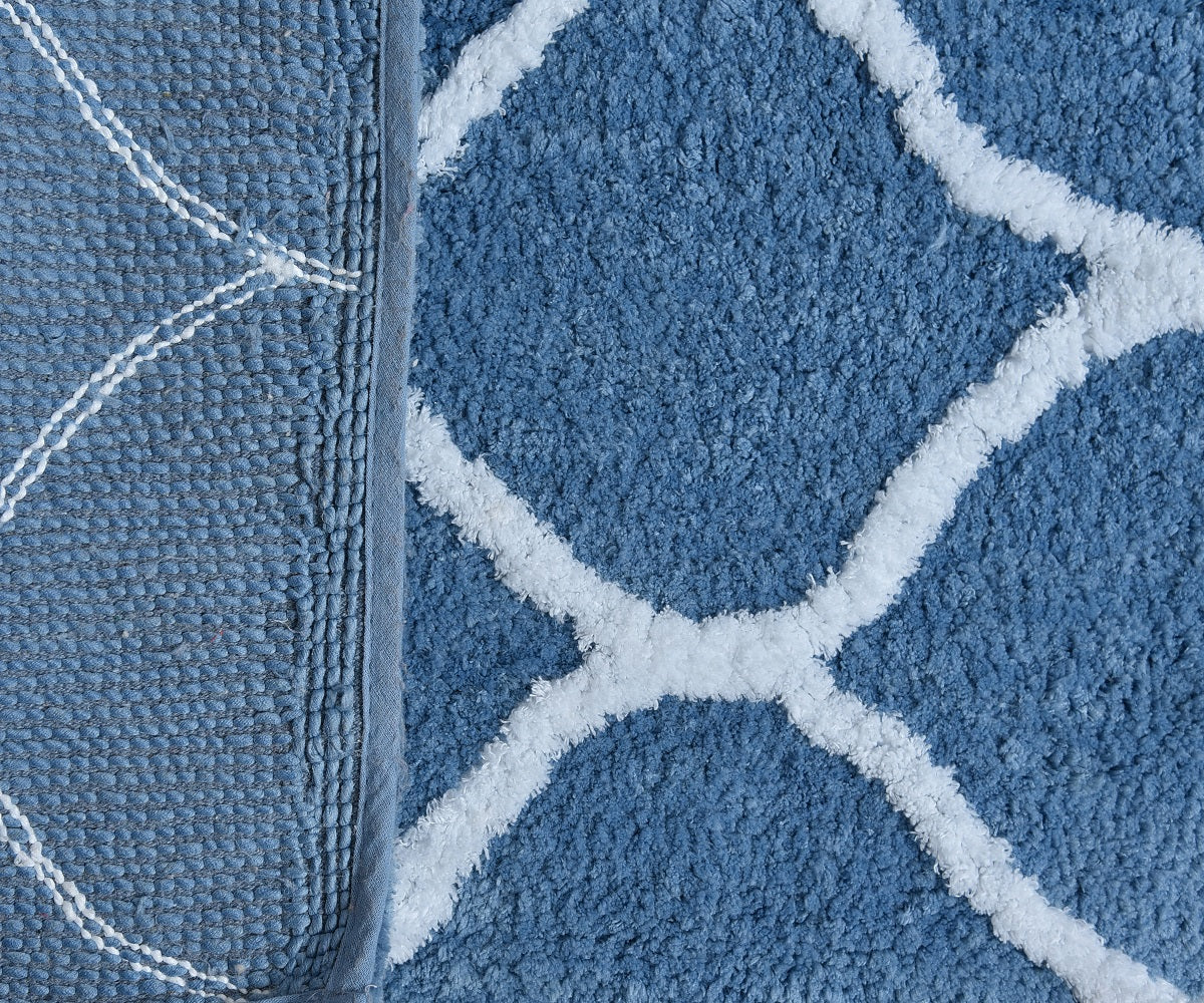 Glorious Super Soft Microfiber Anti Slip Bathmat, Aqua