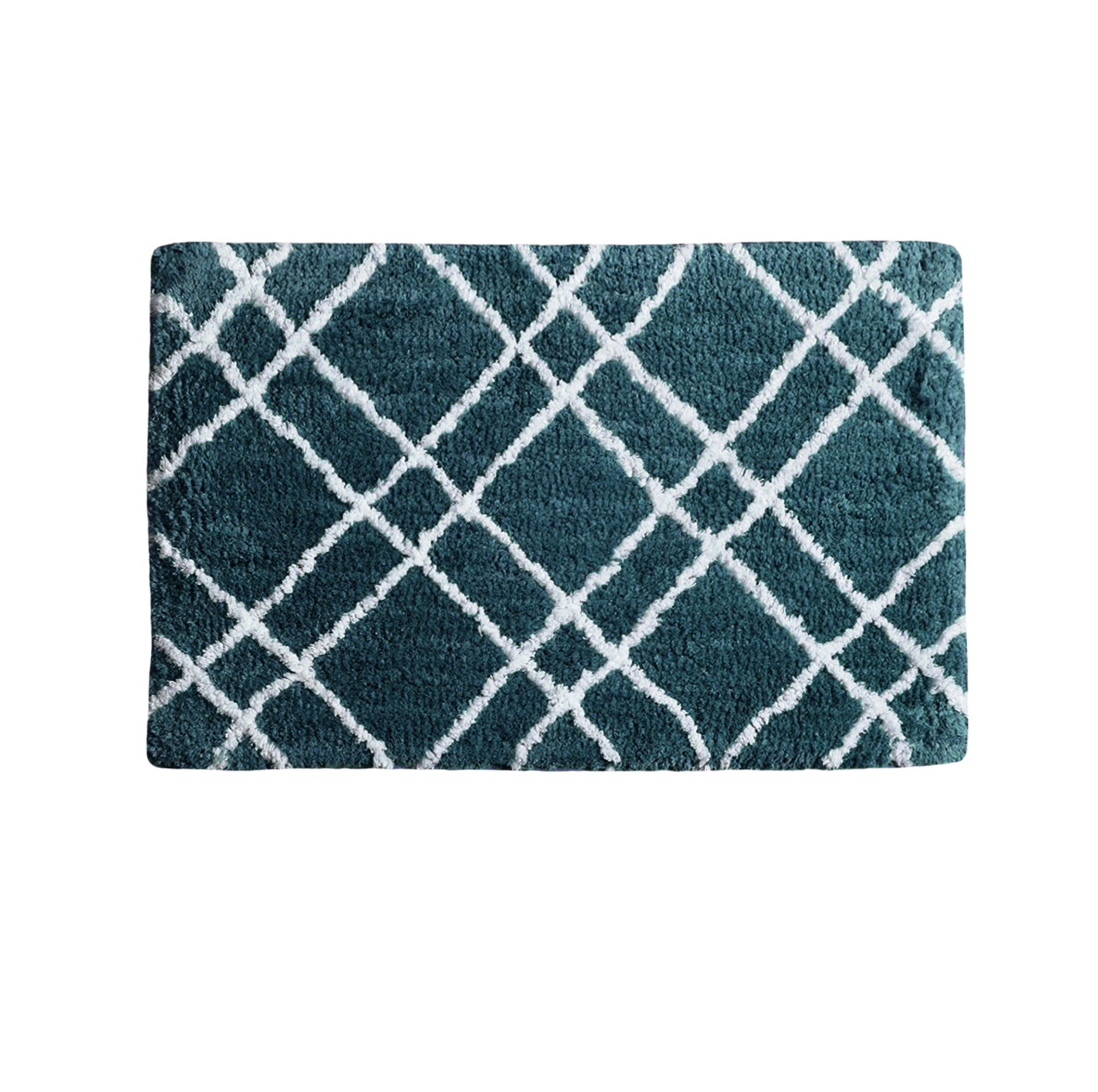Glorious Super Soft Microfiber Anti Slip Bathmat, Teal