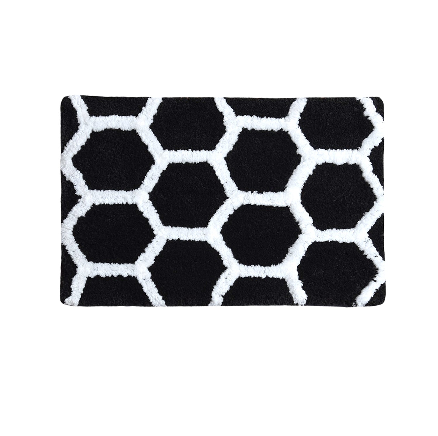 Glorious Super Soft Microfiber Anti Slip Bathmat, Black