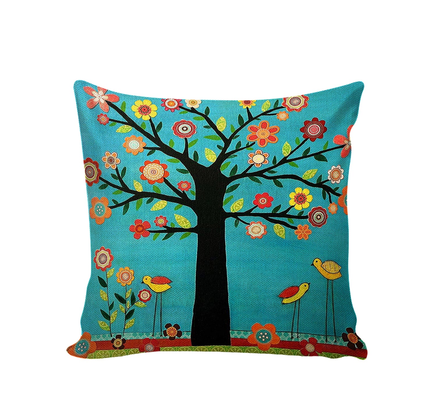 Set of 5 Jute Throw Pillow/Cushion Covers