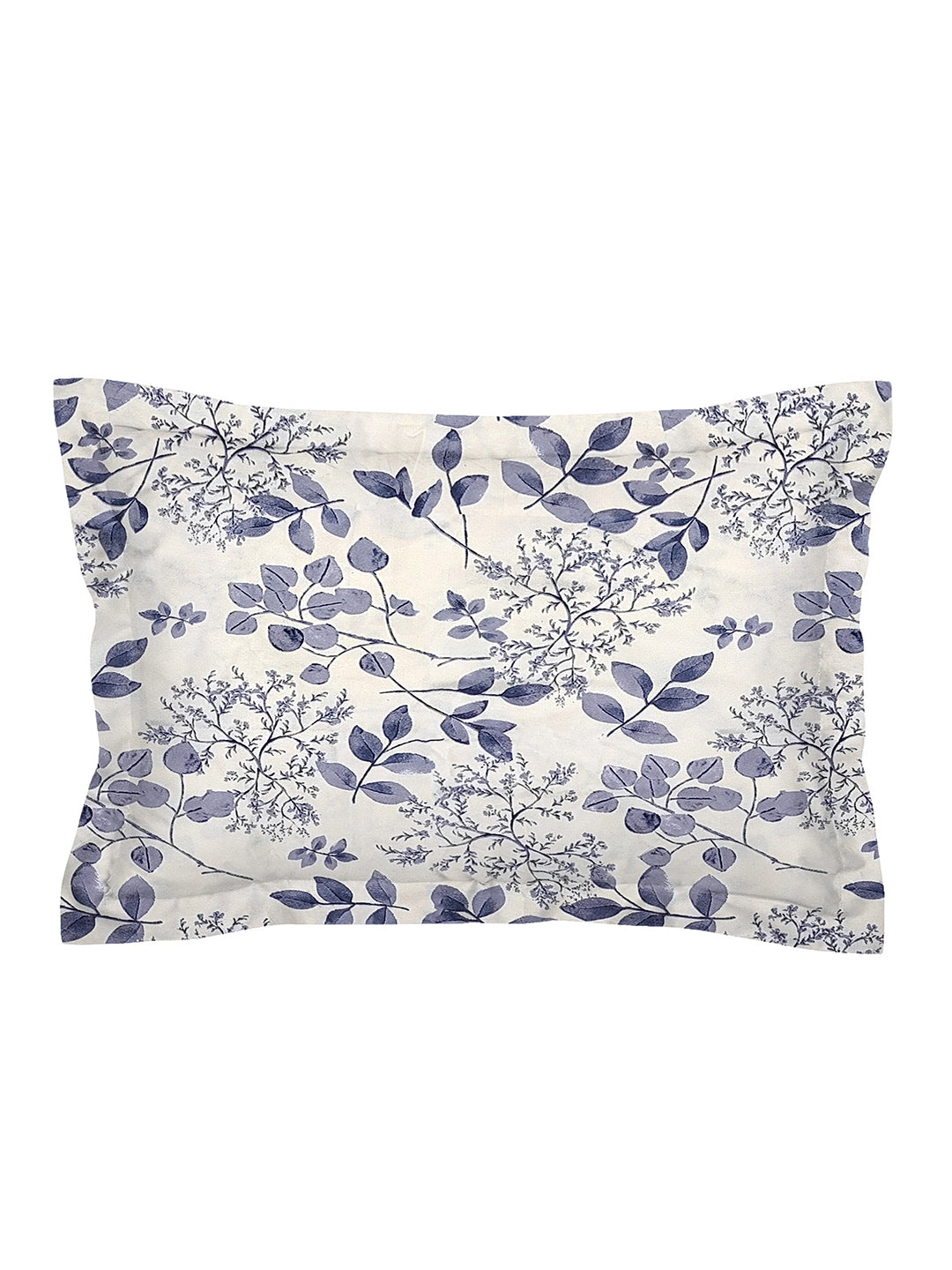 Glace Cotton Abstract Flat Single Bedsheet with 1 Pillow Cover