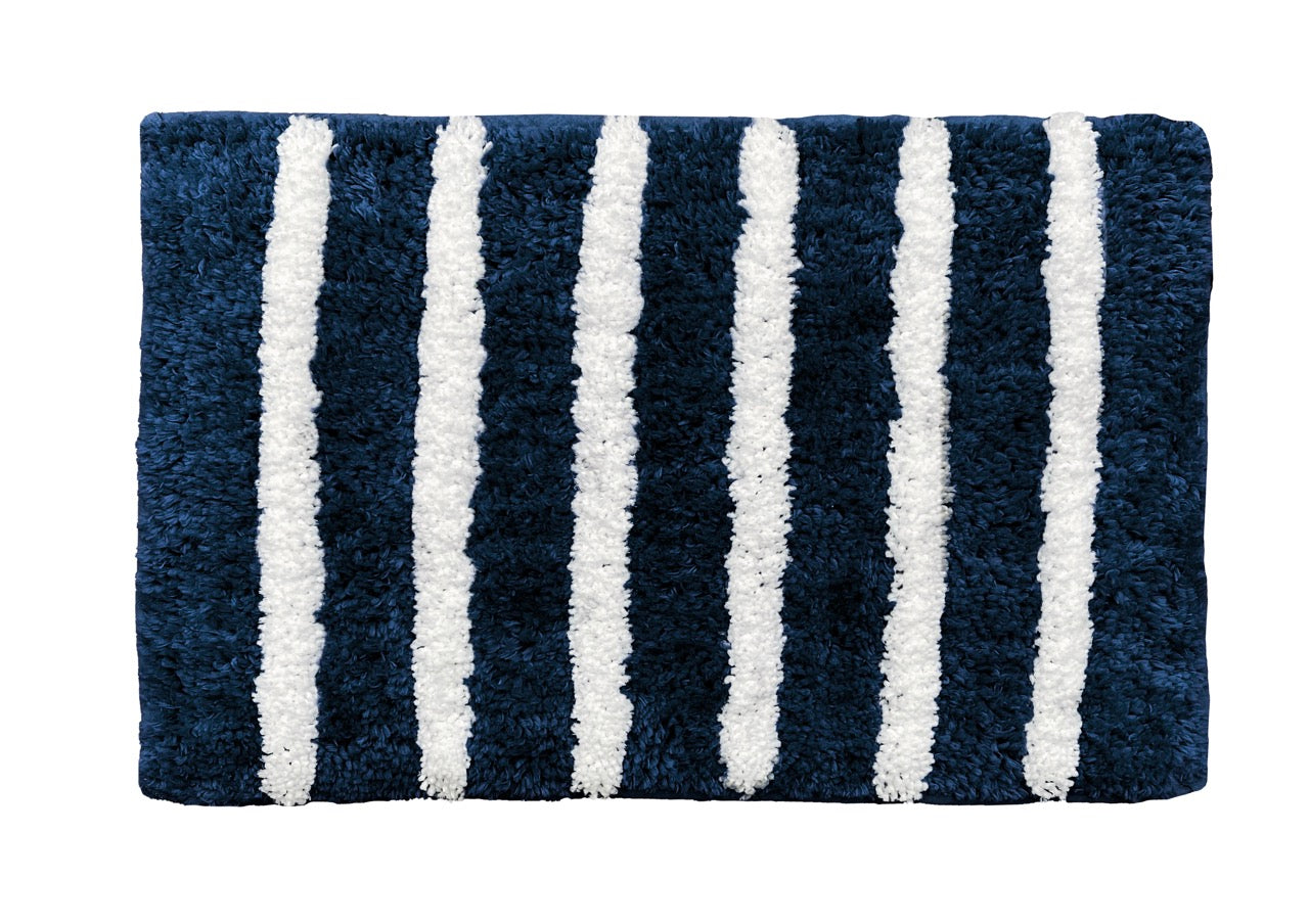 Glorious Super Soft Microfiber Anti Slip Bathmat, Navy