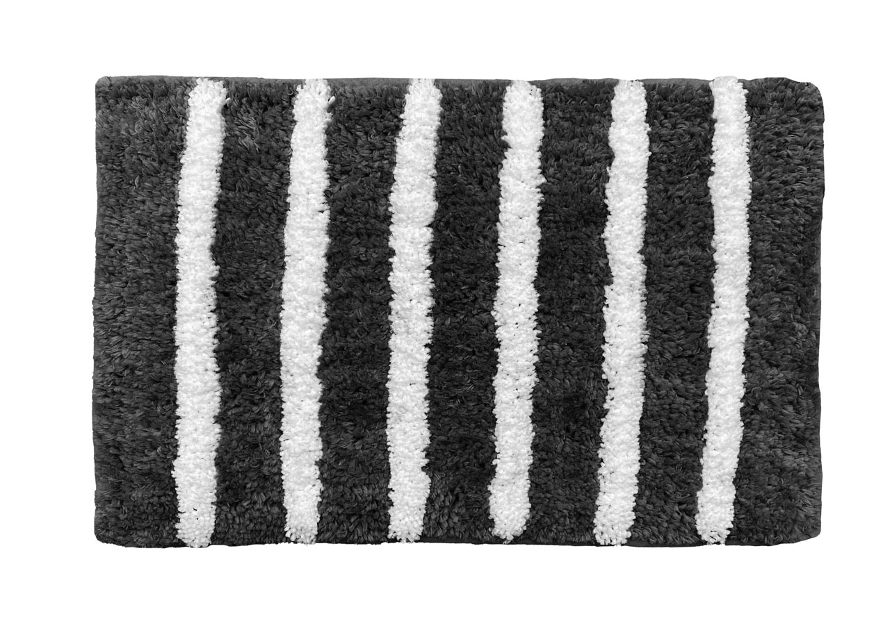 Glorious Super Soft Microfiber Anti Slip Bathmat, Grey