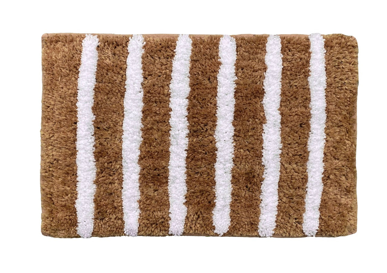 Glorious Super Soft Microfiber Anti Slip Bathmat, Coffee
