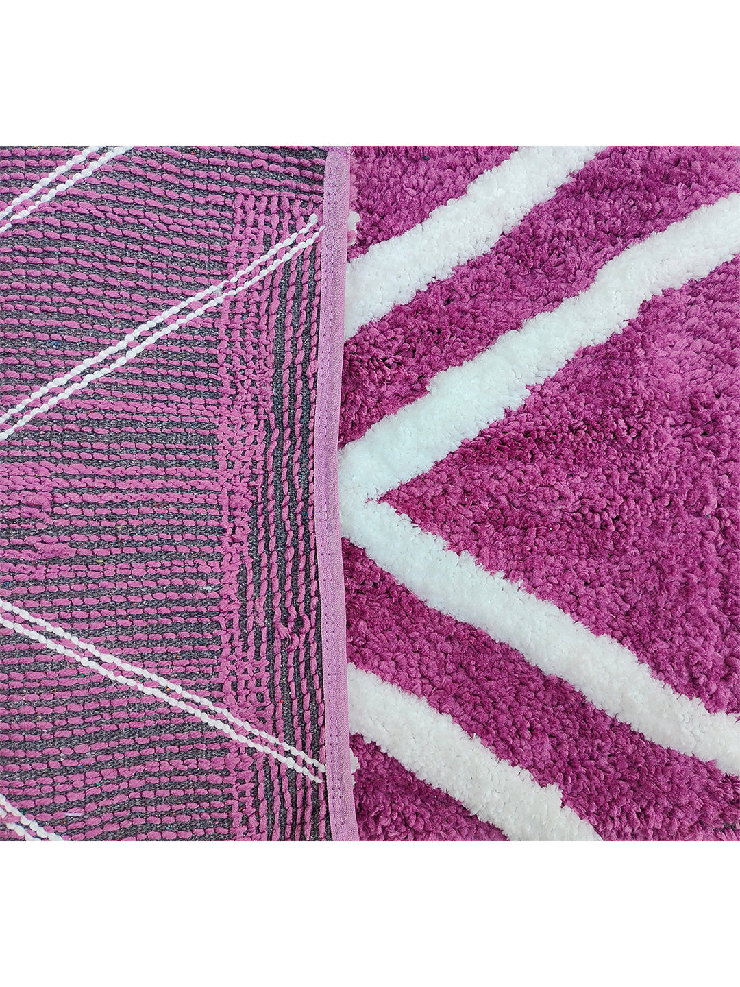 Glorious Super Soft Microfiber Anti Slip Bathmat, Wine