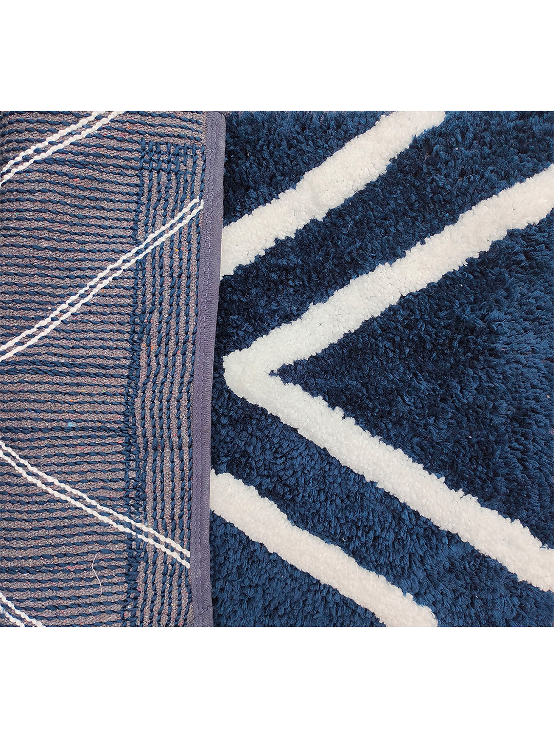 Glorious Super Soft Microfiber Anti Slip Bathmat, Navy