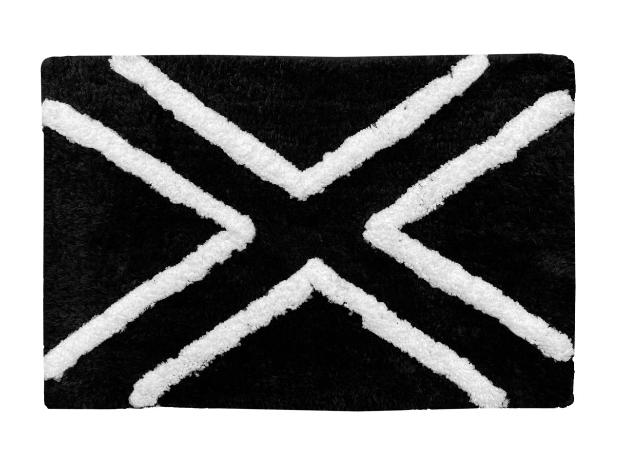Glorious Super Soft Microfiber Anti Slip Bathmat, Black