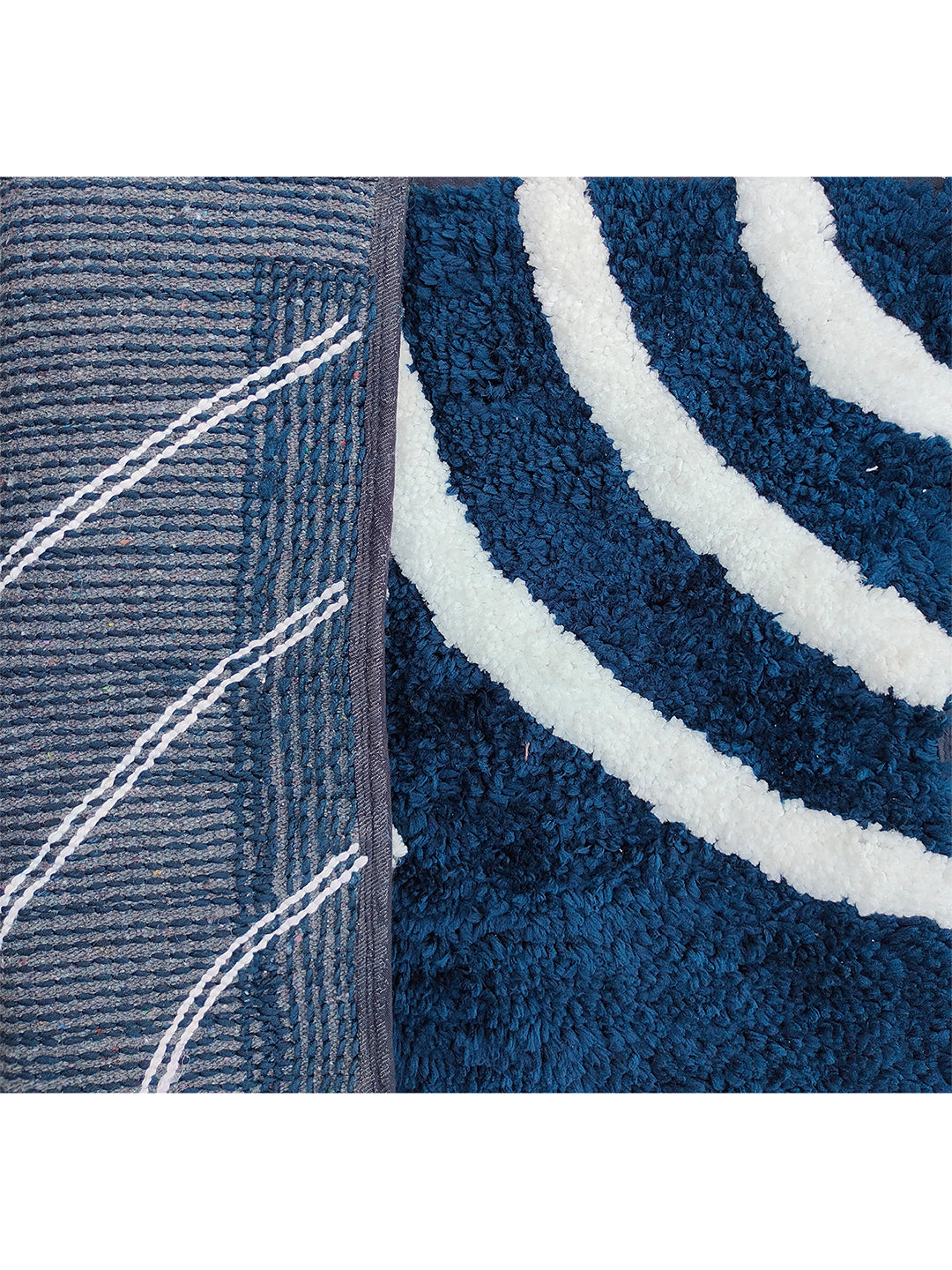 Glorious Super Soft Microfiber Anti Slip Bathmat, Navy