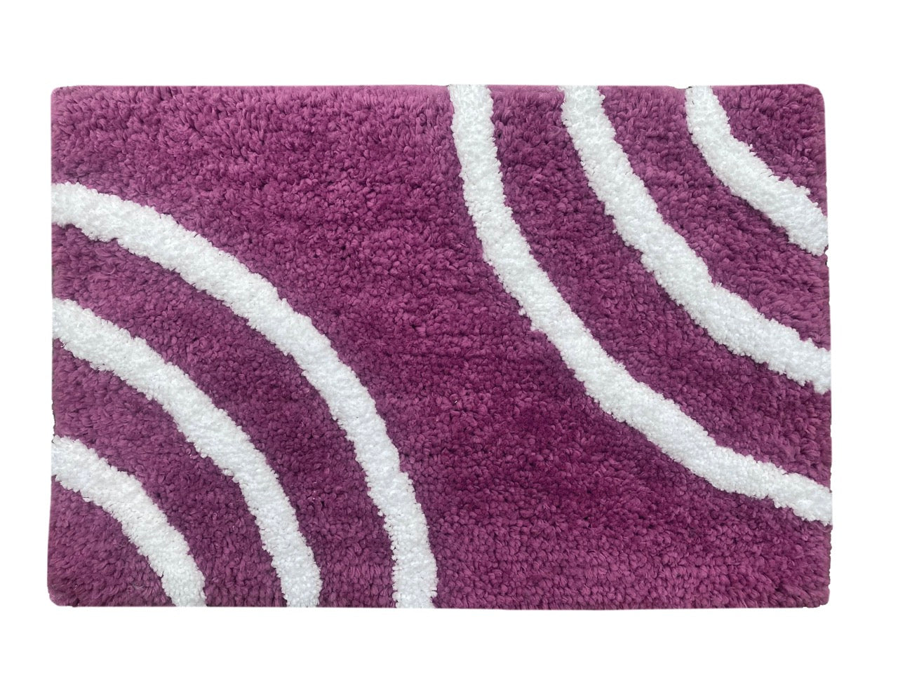 Glorious Super Soft Microfiber Anti Slip Bathmat, Wine