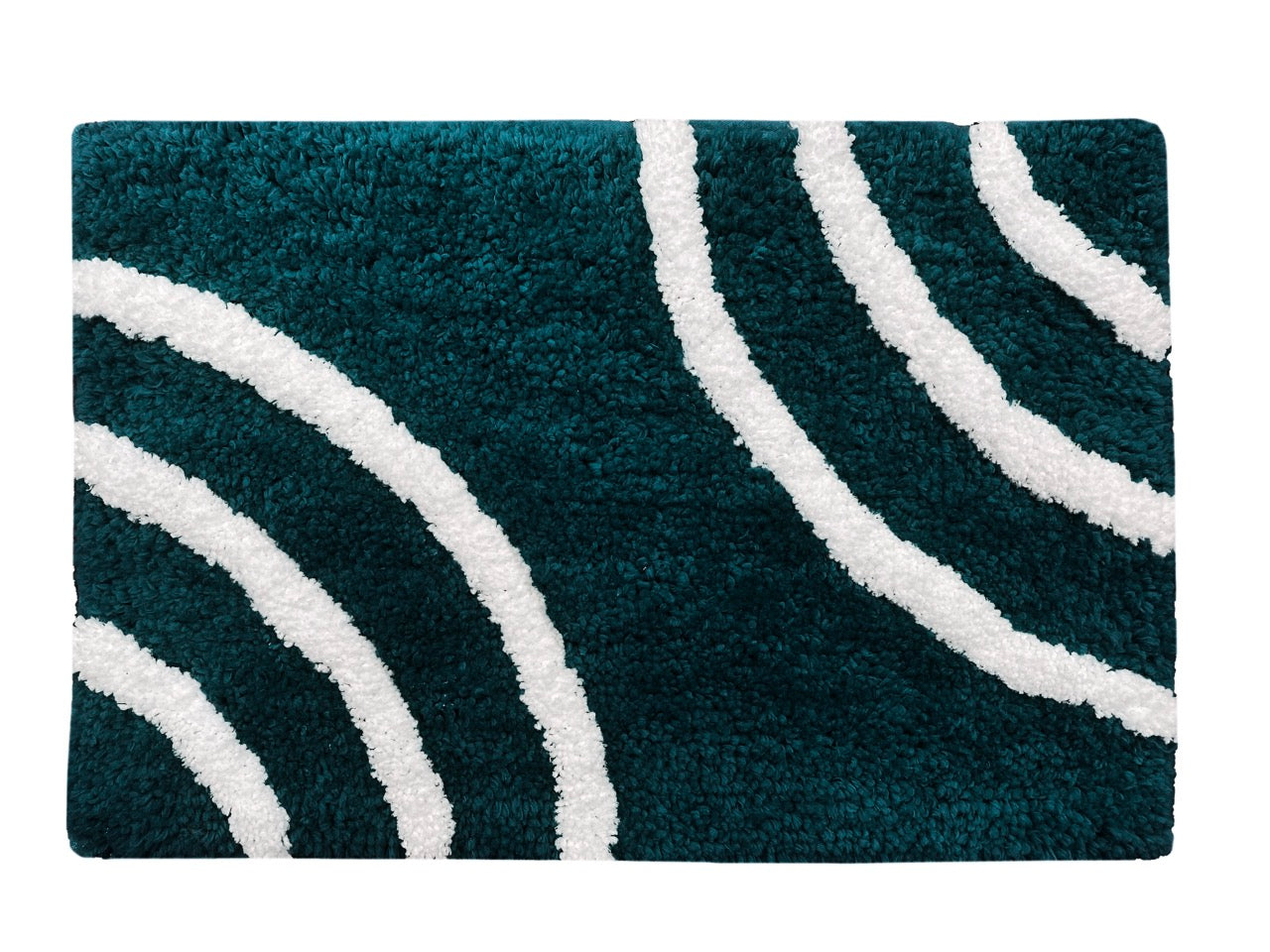 Glorious Super Soft Microfiber Anti Slip Bathmat, Teal