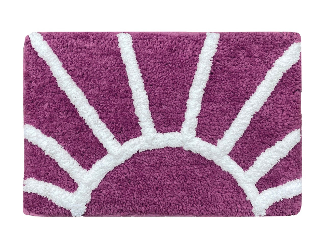 Glorious Super Soft Microfiber Anti Slip Bathmat, Wine