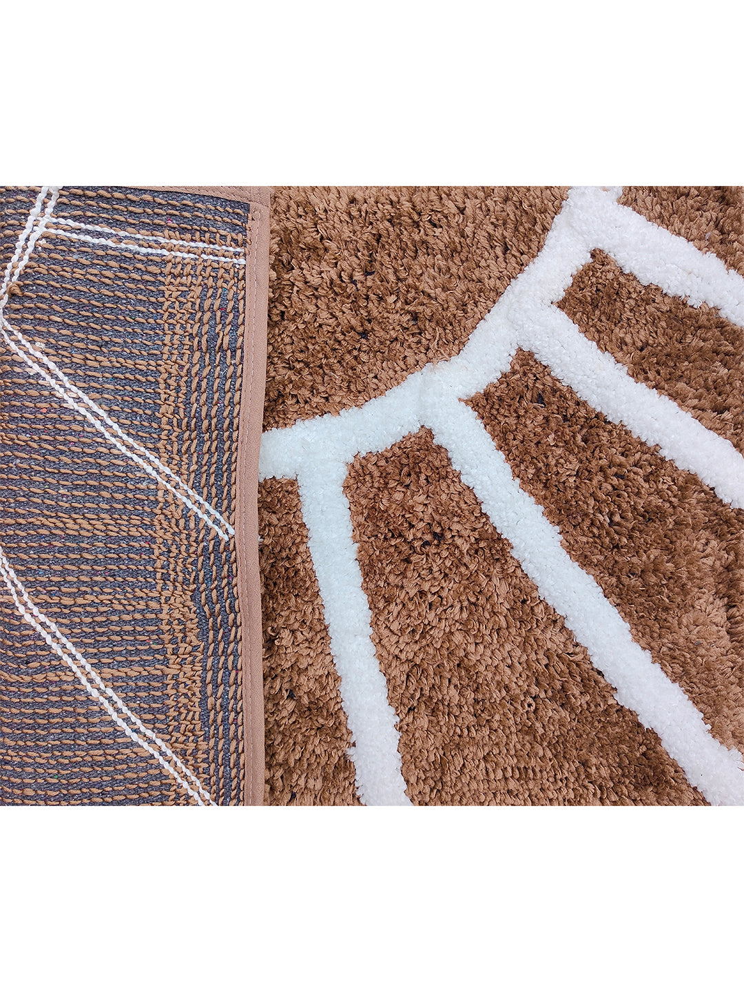 Glorious Super Soft Microfiber Anti Slip Bathmat, Coffee