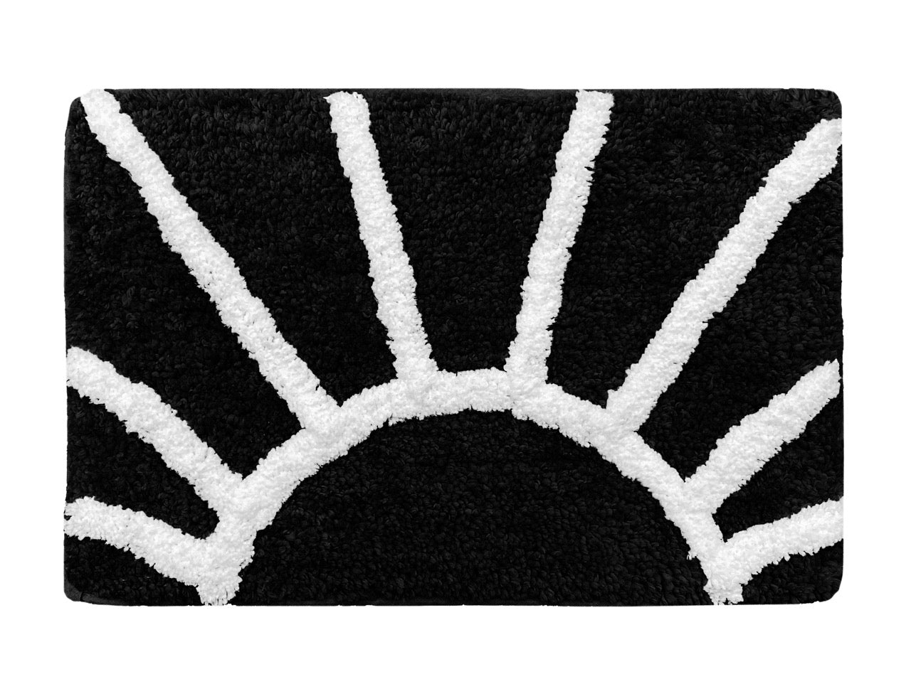 Glorious Super Soft Microfiber Anti Slip Bathmat, Black