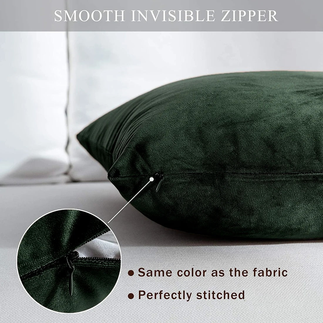 Premium Velvet Reversible Decorative Throw Pillow/Cushion Covers