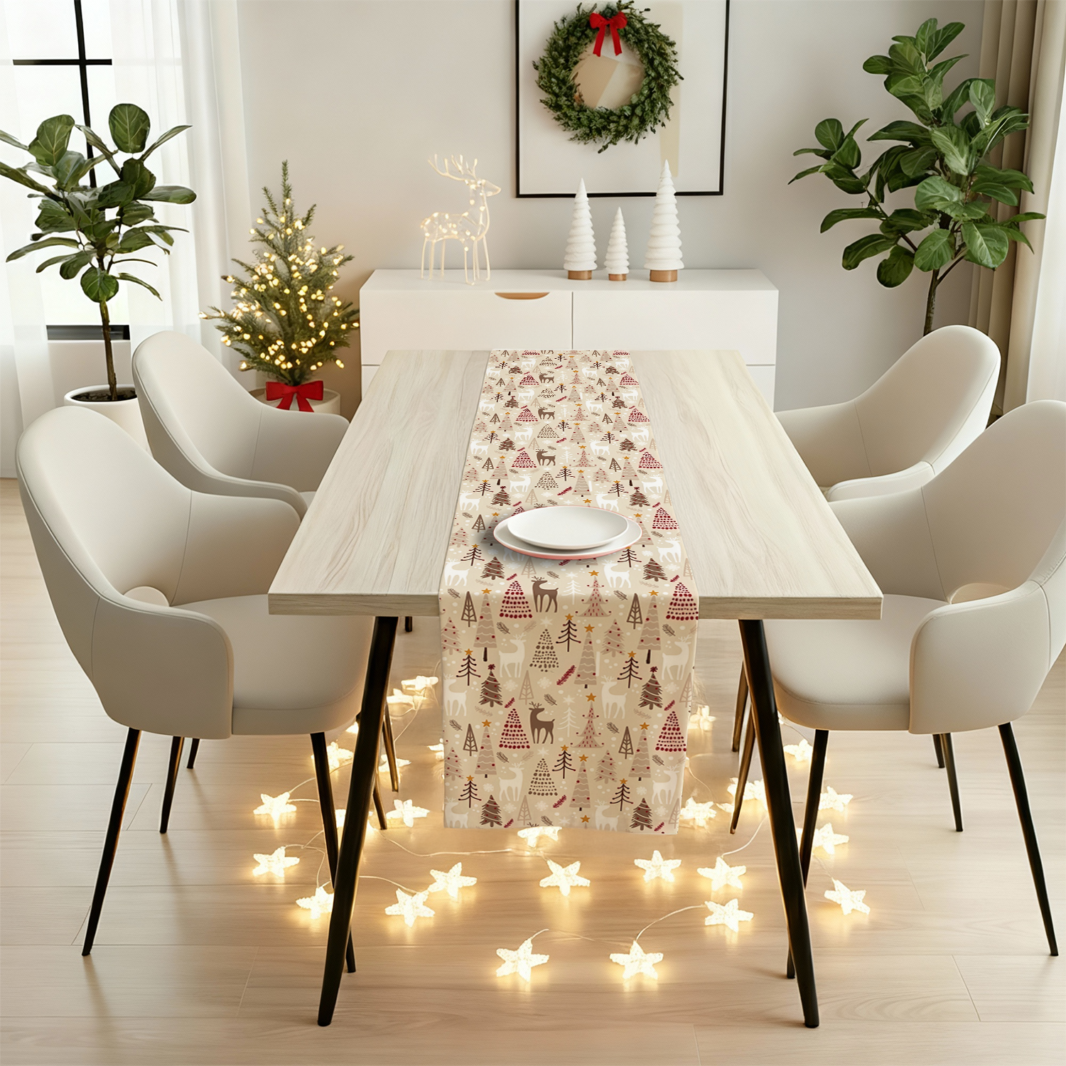 AEROHAVEN Christmas Dining Table Runner for Festive Home Décor and Gifting