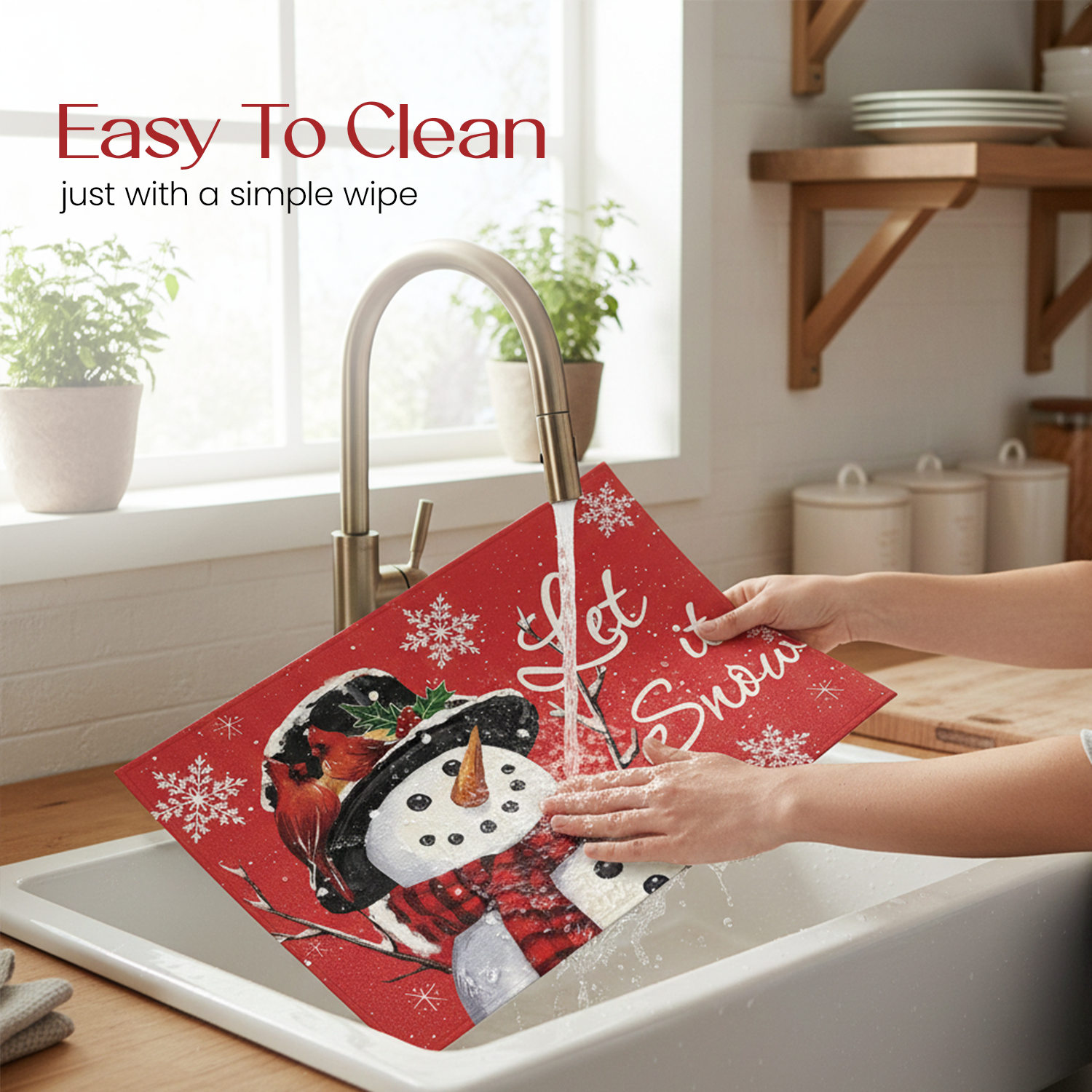 AEROHAVEN Christmas Dining Table Placemats for Festive Home Décor and Gifting