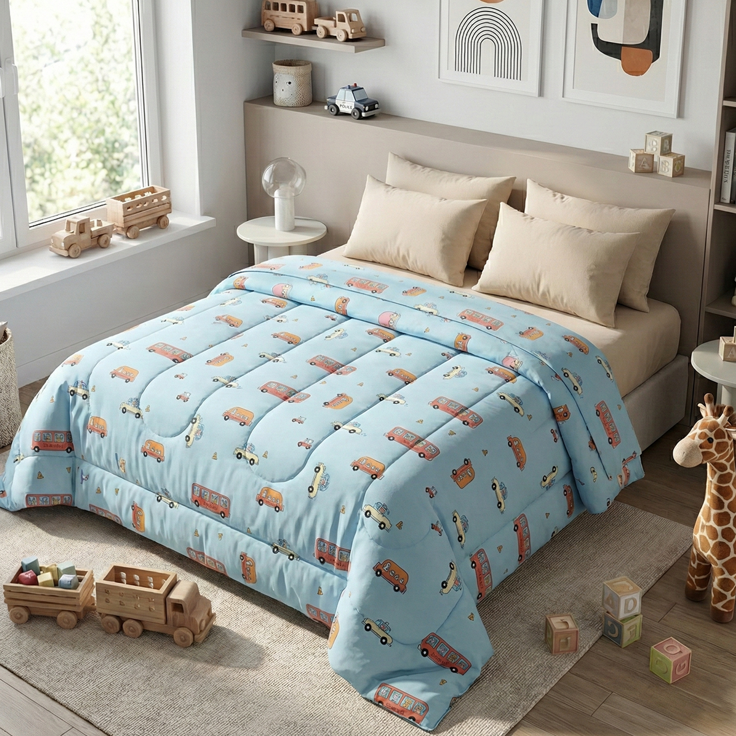 AEROHAVEN Soft Kids Comforter Hypoallergenic Microfiber Double Bed Quilt