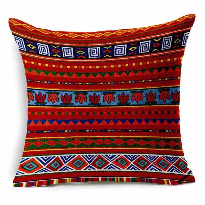 Set of 5 Jute Cushion Covers