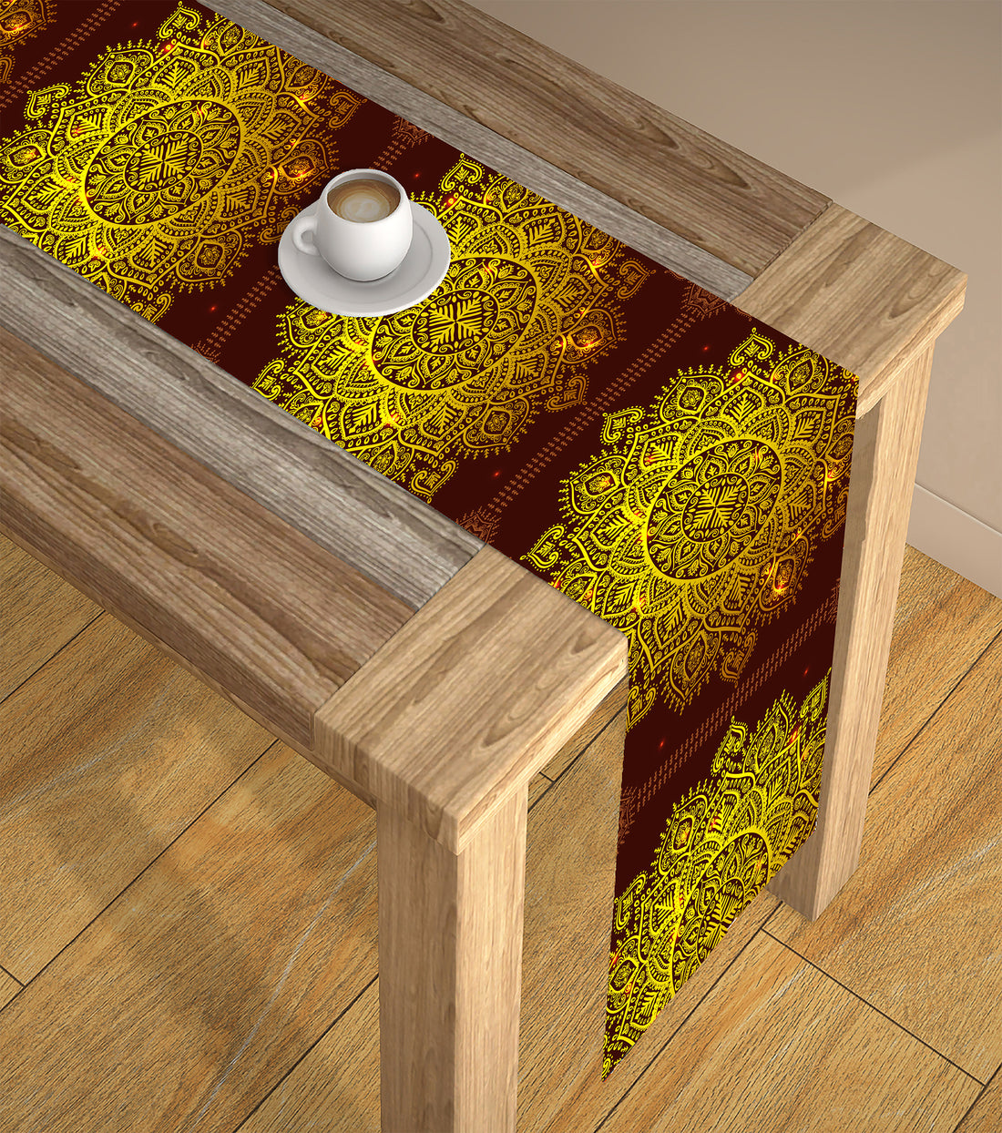 Premium HD Digital Printed Polyester Table Runner
