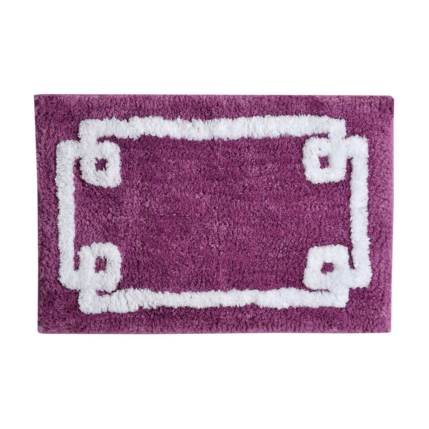 Glorious Super Soft Microfiber Anti Slip Bathmat, Wine