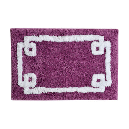 Glorious Super Soft Microfiber Anti Slip Bathmat, Wine