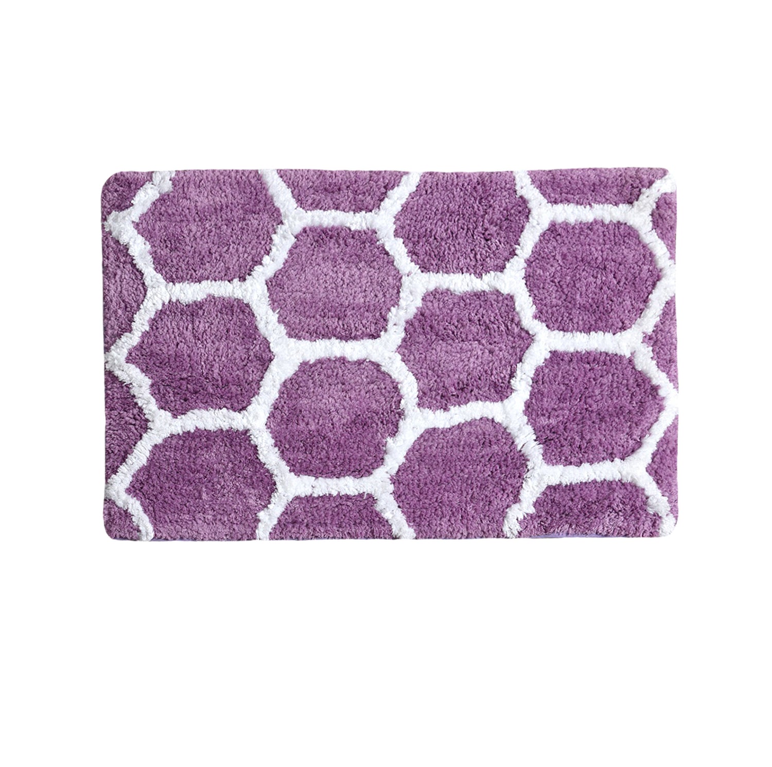 Glorious Super Soft Microfiber Anti Slip Bathmat, Wine