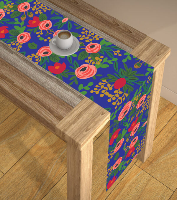 Premium HD Digital Printed Polyester Table Runner