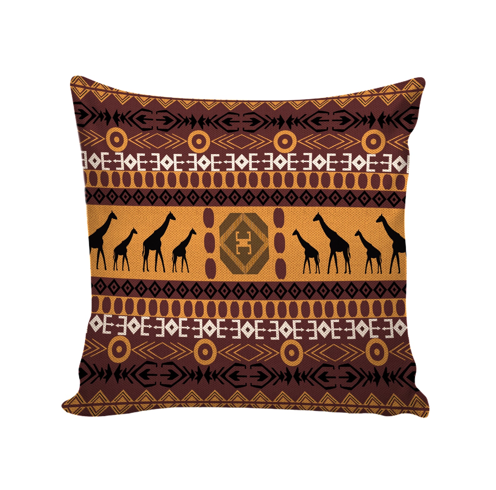 Set of 5 Jute Throw Pillow/Cushion Covers