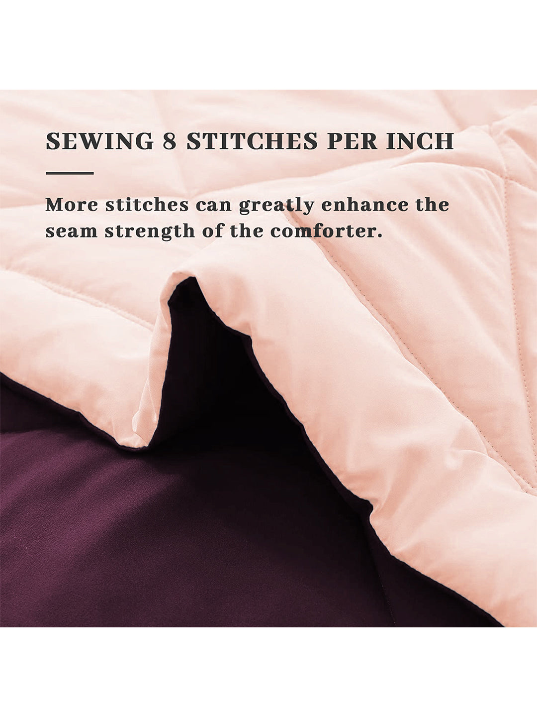 AEROHAVEN 220 GSM Microfiber All-Weather Solid Colour Bed Reversible Comforter AC Quilt Blanket