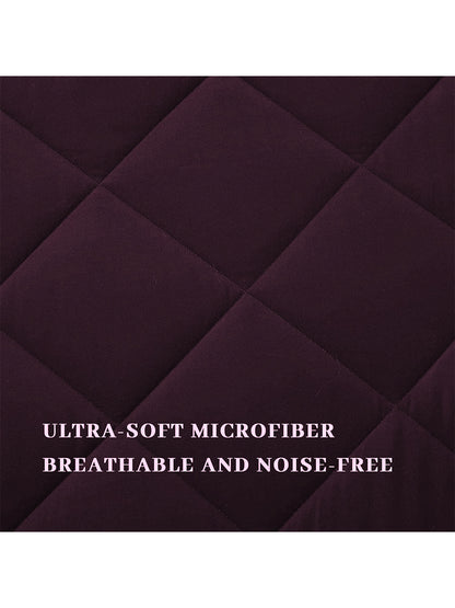 AEROHAVEN 220 GSM Microfiber All-Weather Solid Colour Bed Reversible Comforter AC Quilt Blanket