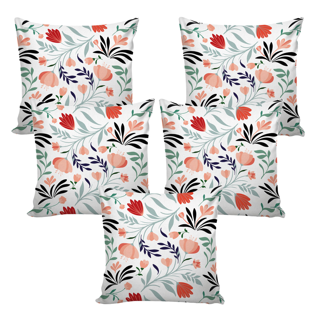 Set of 5 Designer Decorative Throw Pillow/Cushion Covers