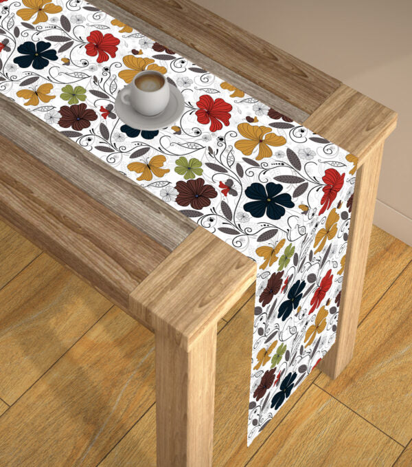 Premium HD Digital Printed Polyester Table Runner