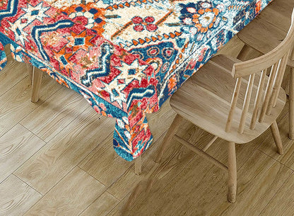 Multi Abstract Polyster Table Cover Cloth