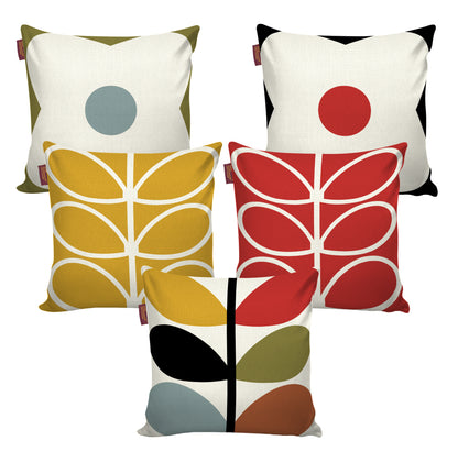 Set of 5 Designer Decorative Throw Pillow/Cushion Covers