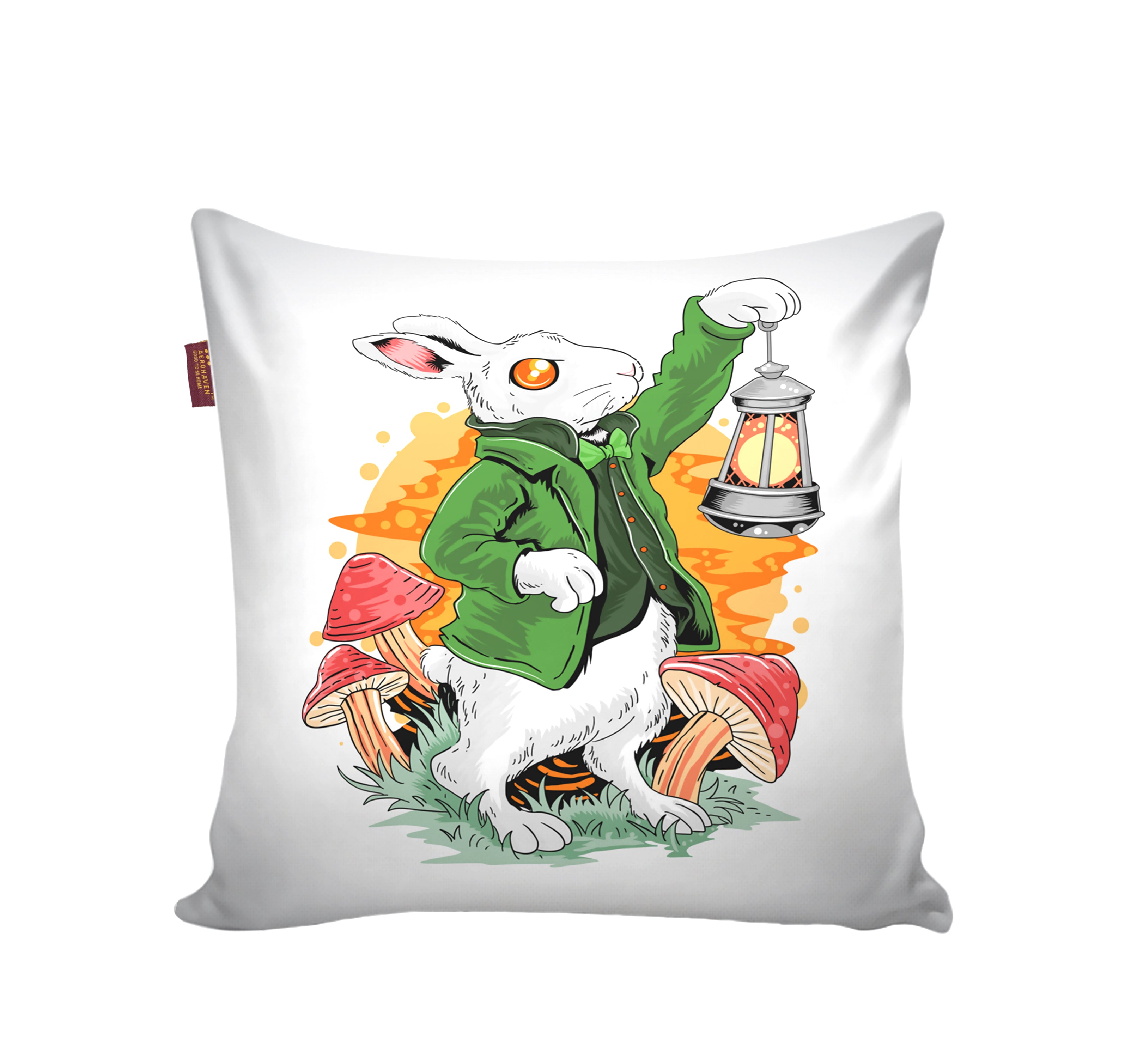 Set of 5 Digital Printed Hand Stitched Throw Pillow/ Cushion Covers