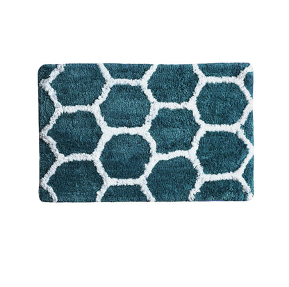 Glorious Super Soft Microfiber Anti Slip Bathmat, Teal