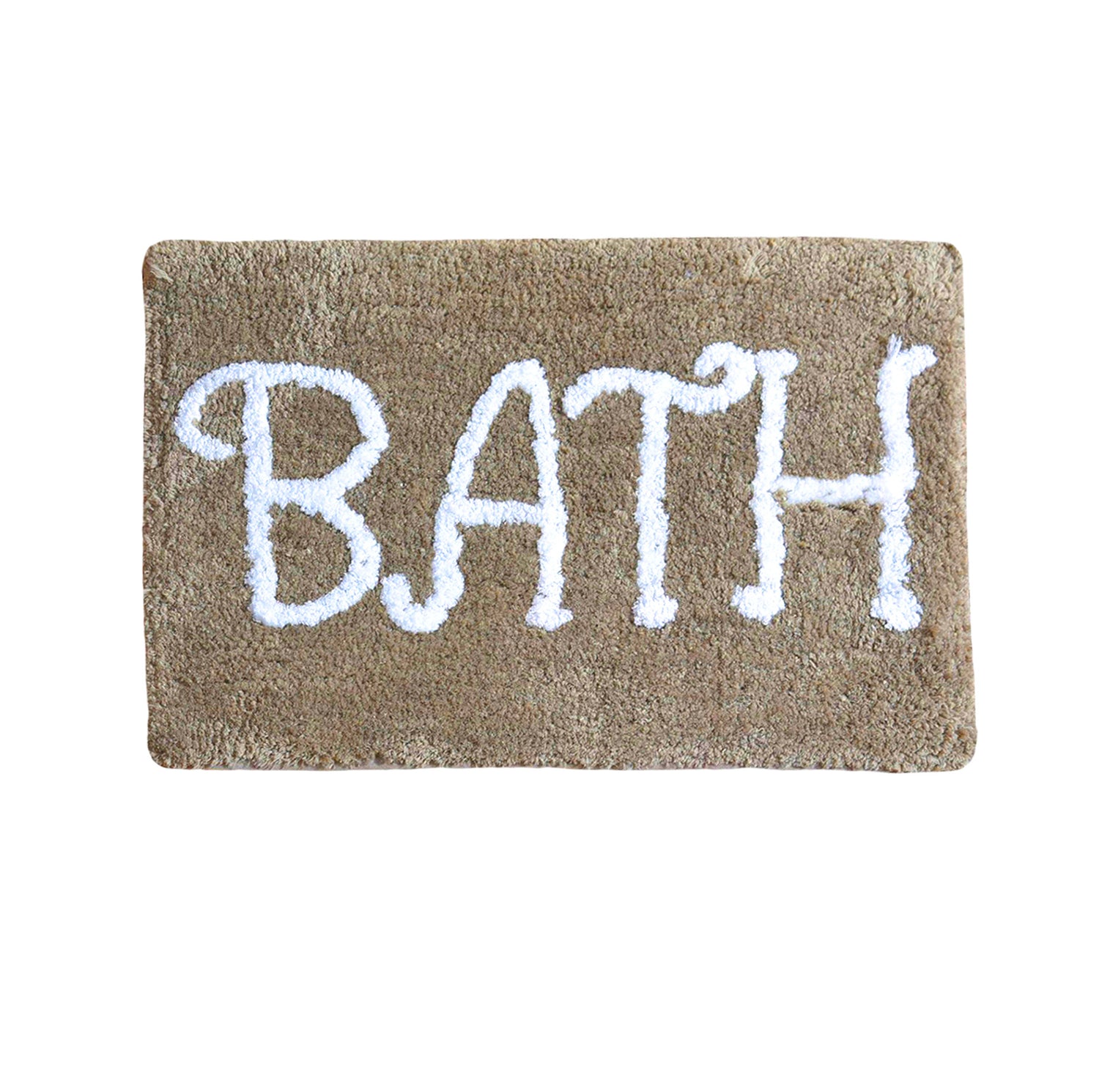 Premium Microfiber Modern Anti Slip Bathmat, Coffee