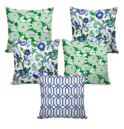 Set of 5 Designer Decorative Throw Pillow/Cushion Covers