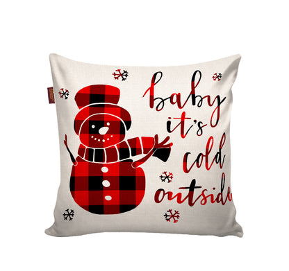 Set of 4 Christmas Designer Decorative Throw Pillow/Cushion Covers