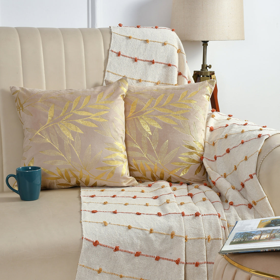 Premium Velvet Set of 2 Decorative Throw Pillow/Cushion Covers