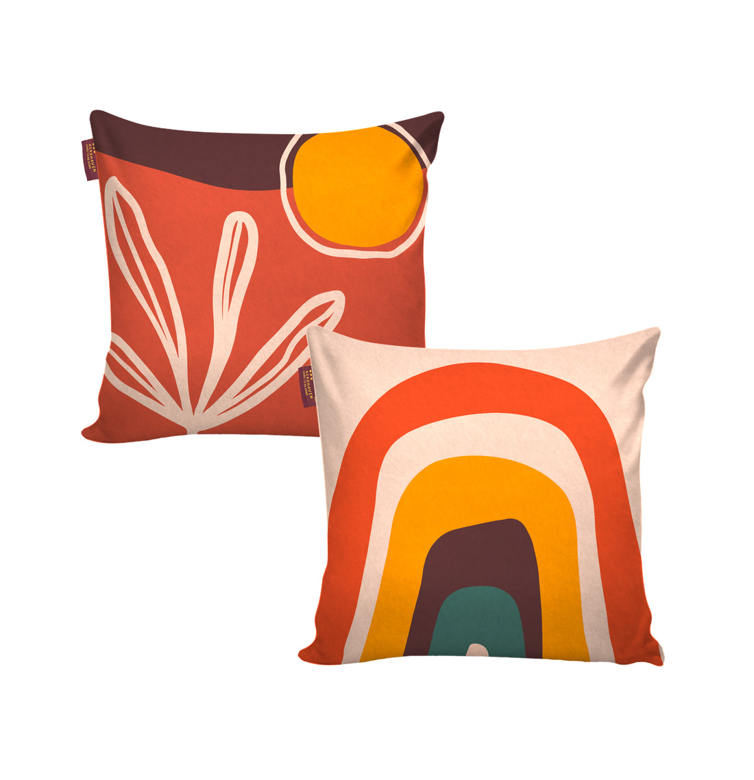 Premium Velvet Set of 2 Decorative Throw Pillow/Cushion Covers