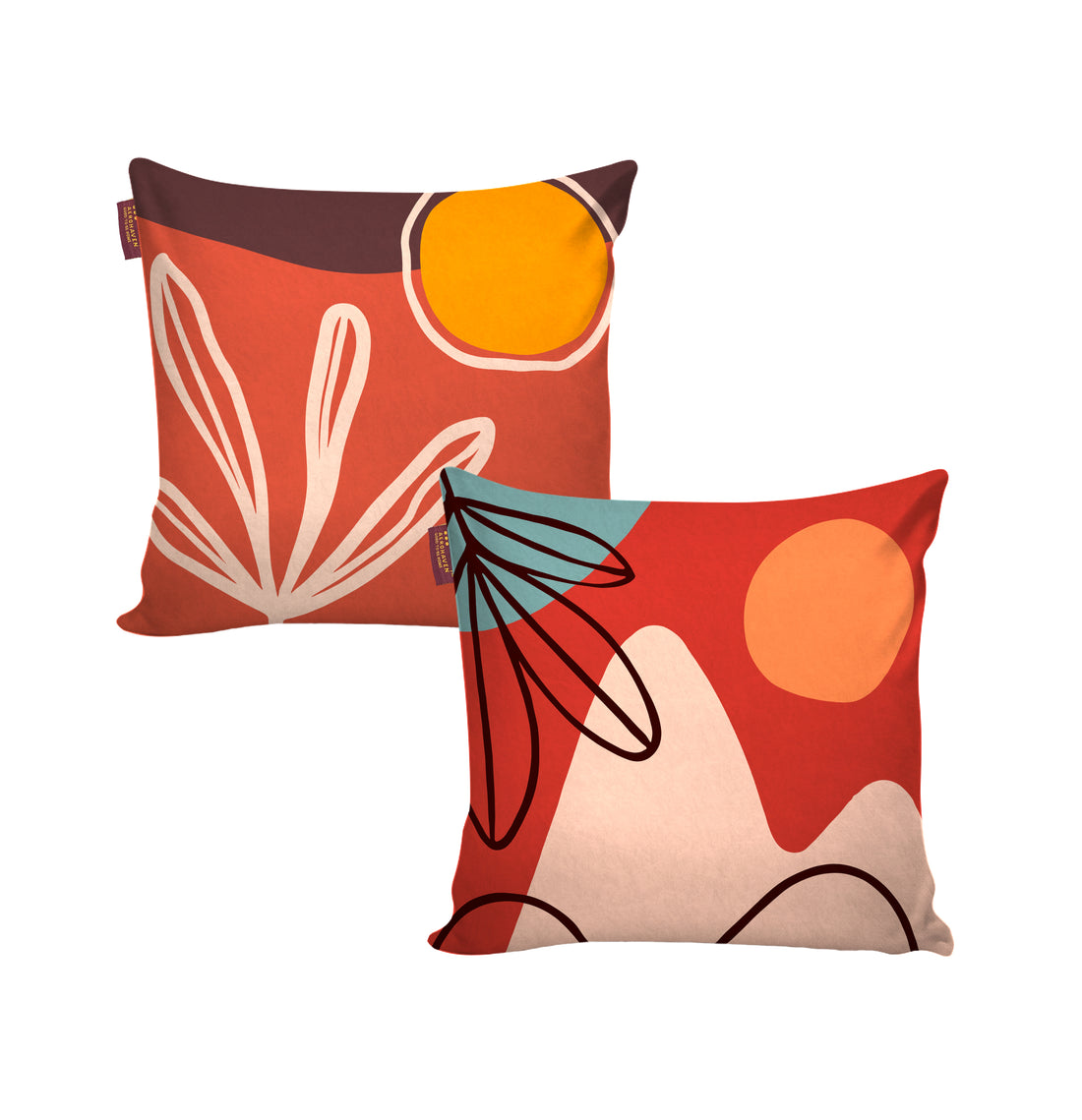 Premium Velvet Set of 2 Decorative Throw Pillow/Cushion Covers