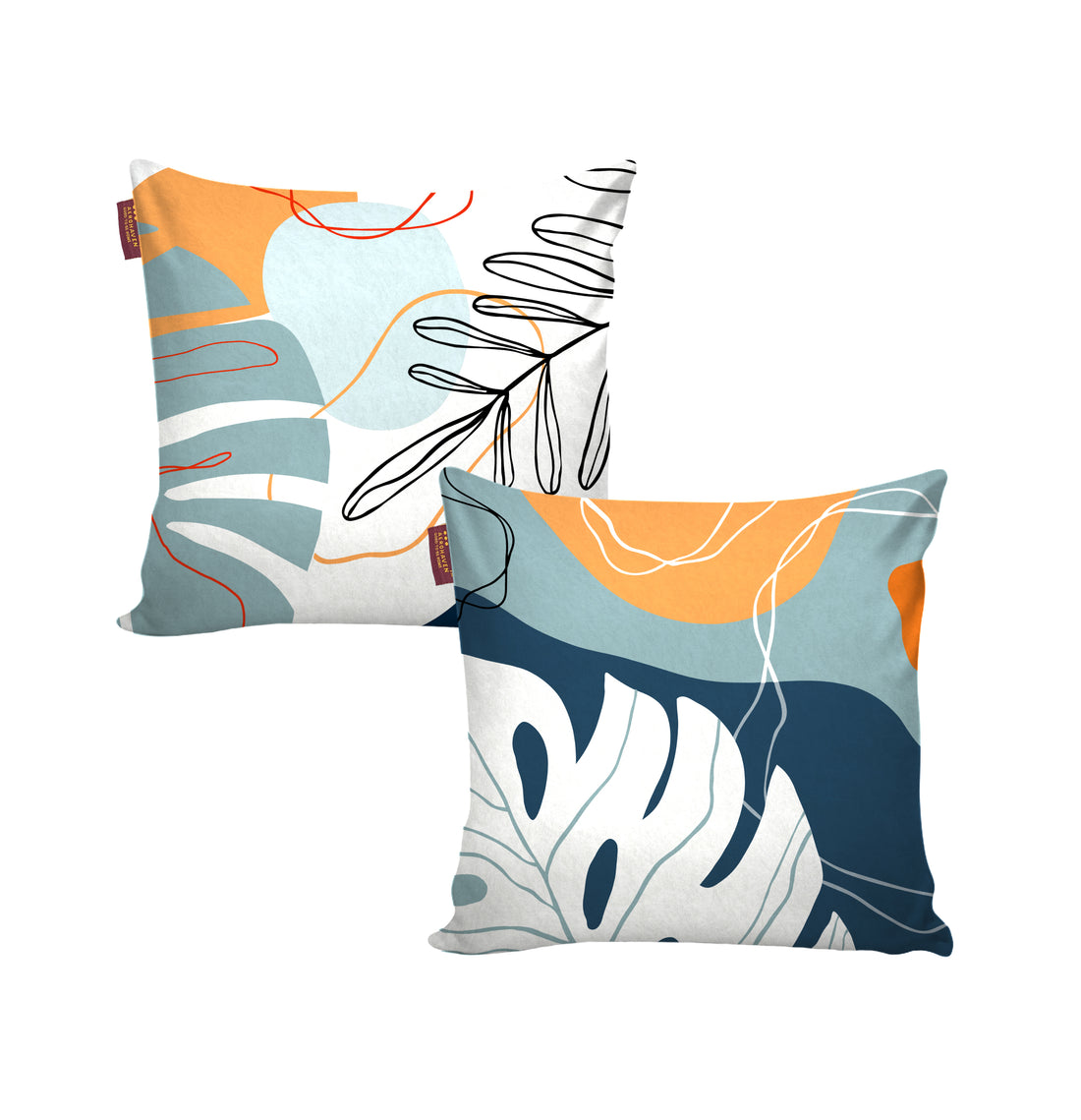 Premium Velvet Set of 2 Decorative Throw Pillow/Cushion Covers