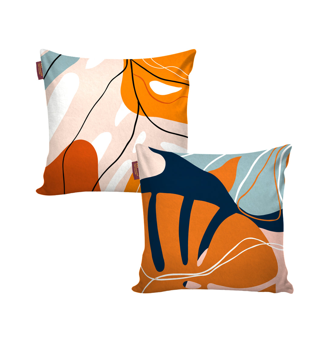 Premium Velvet Set of 2 Decorative Throw Pillow/Cushion Covers